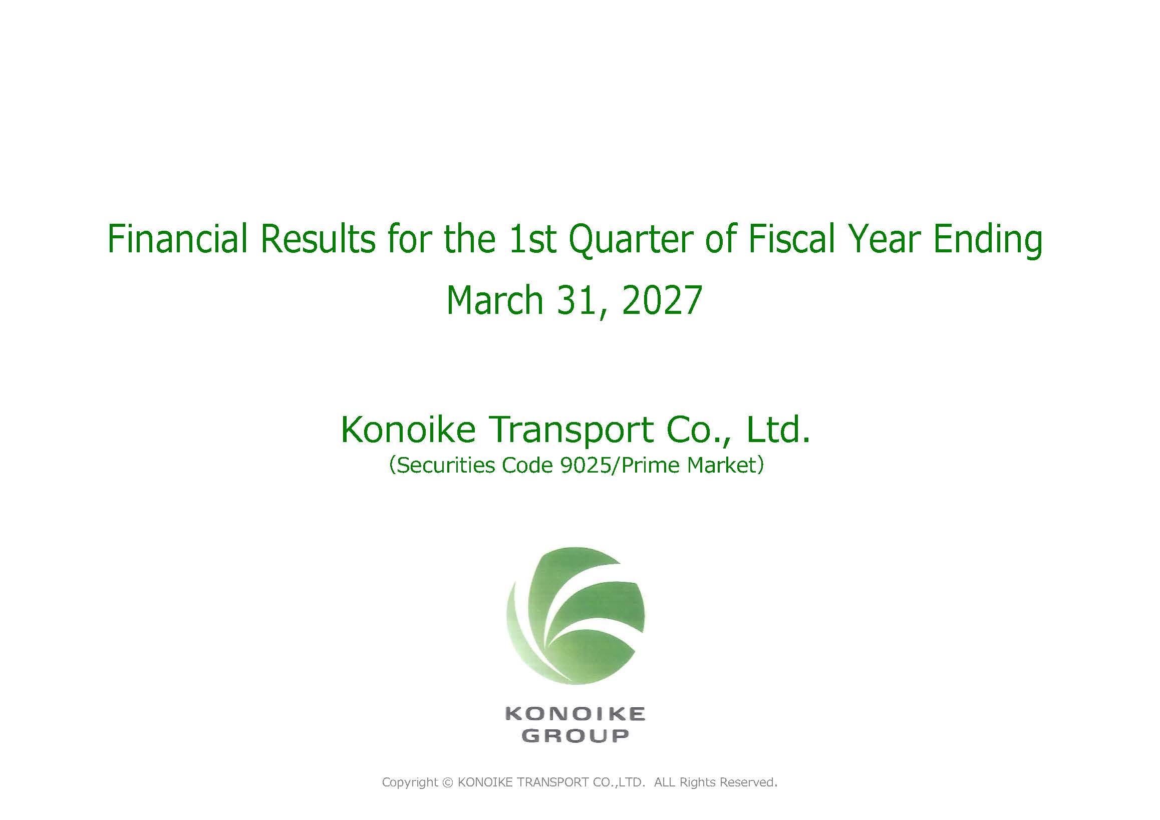 Financial Results Presentation
