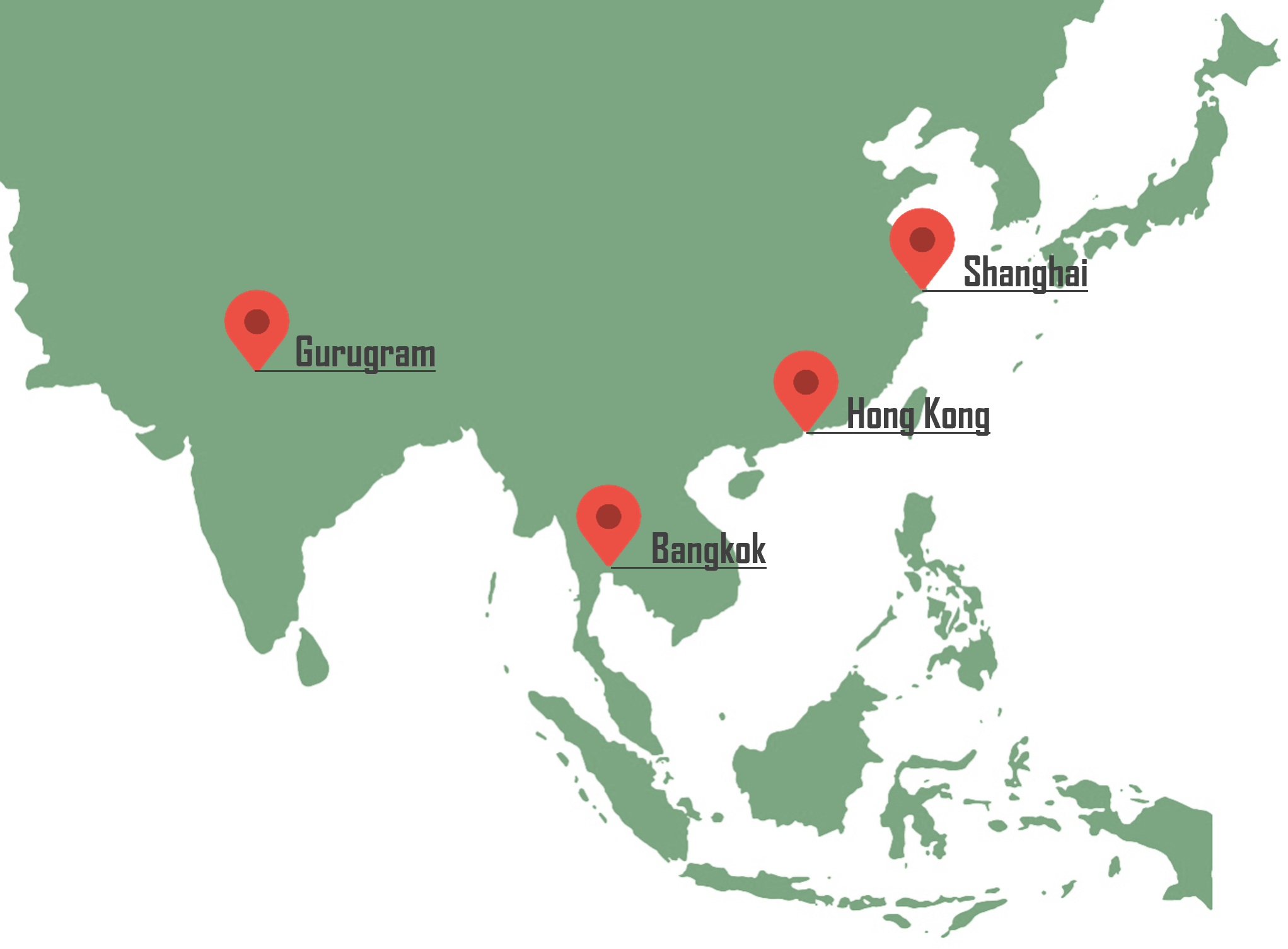 Comprehensive services utilizing local companies