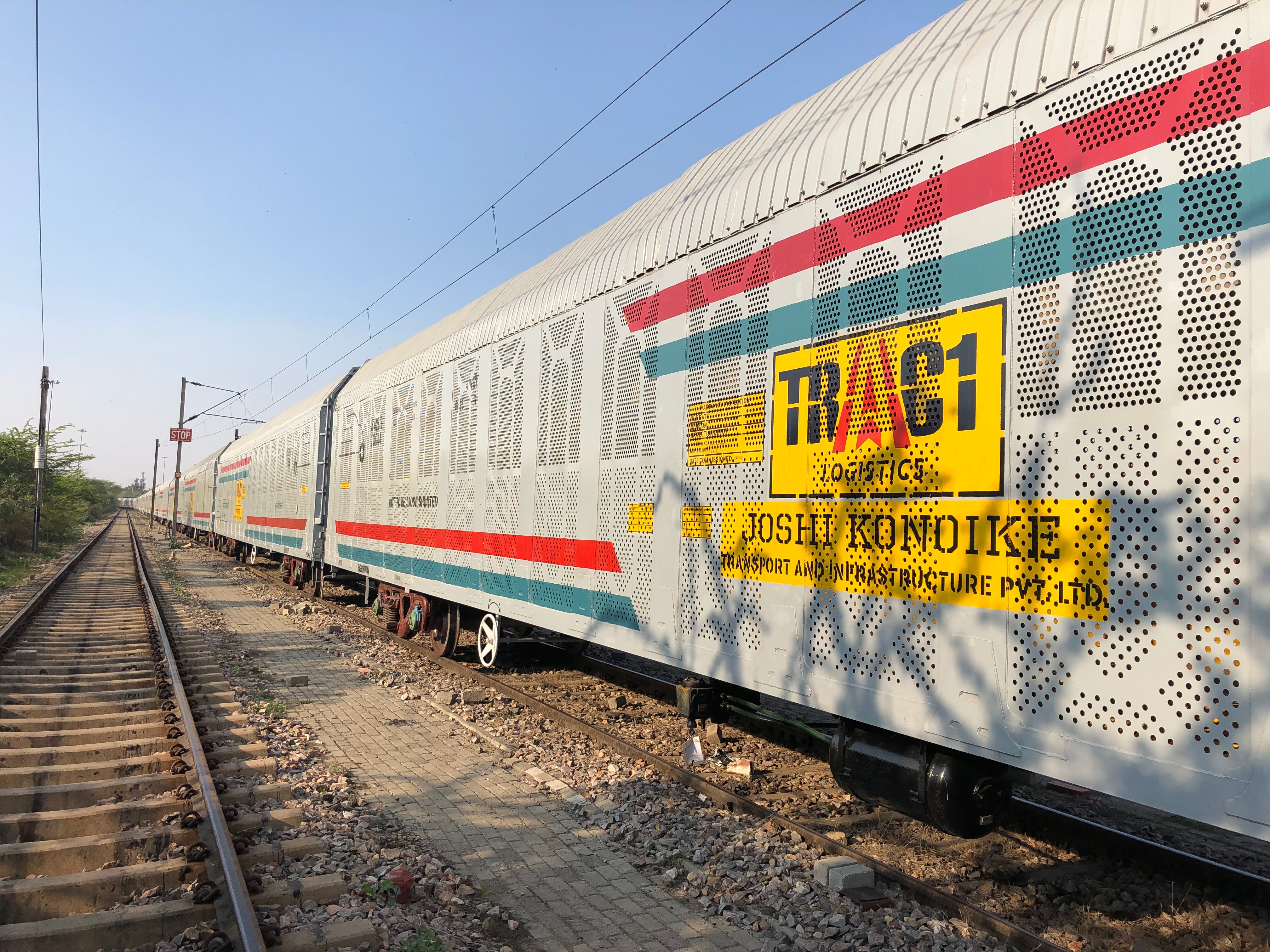 インドでの収益基盤となっている鉄道貨物輸送事業