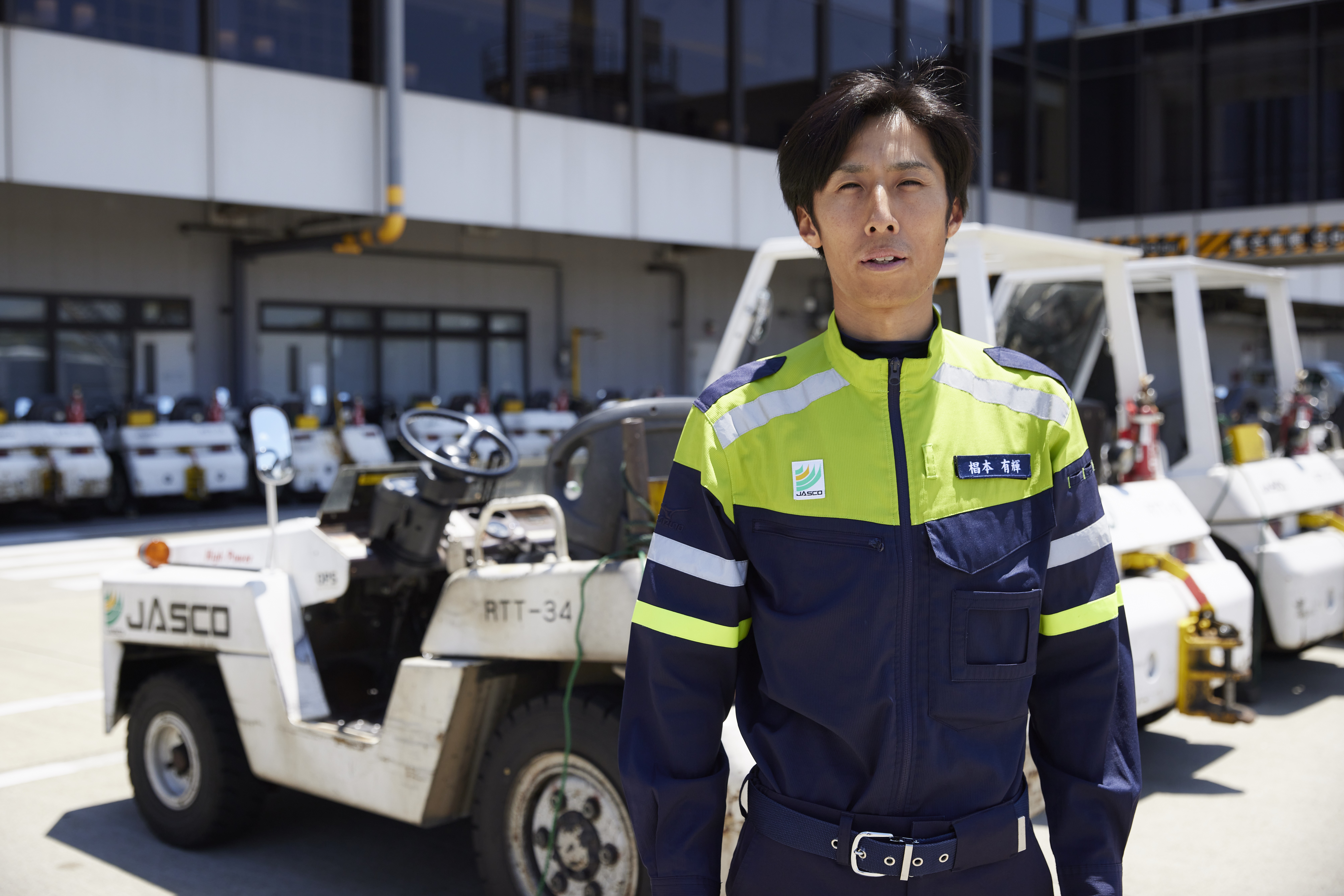 日本空港サービス(株) ランプ業務部　椙本 有輝さん