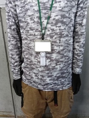 一人ひとりが持っている呼び出しブザー