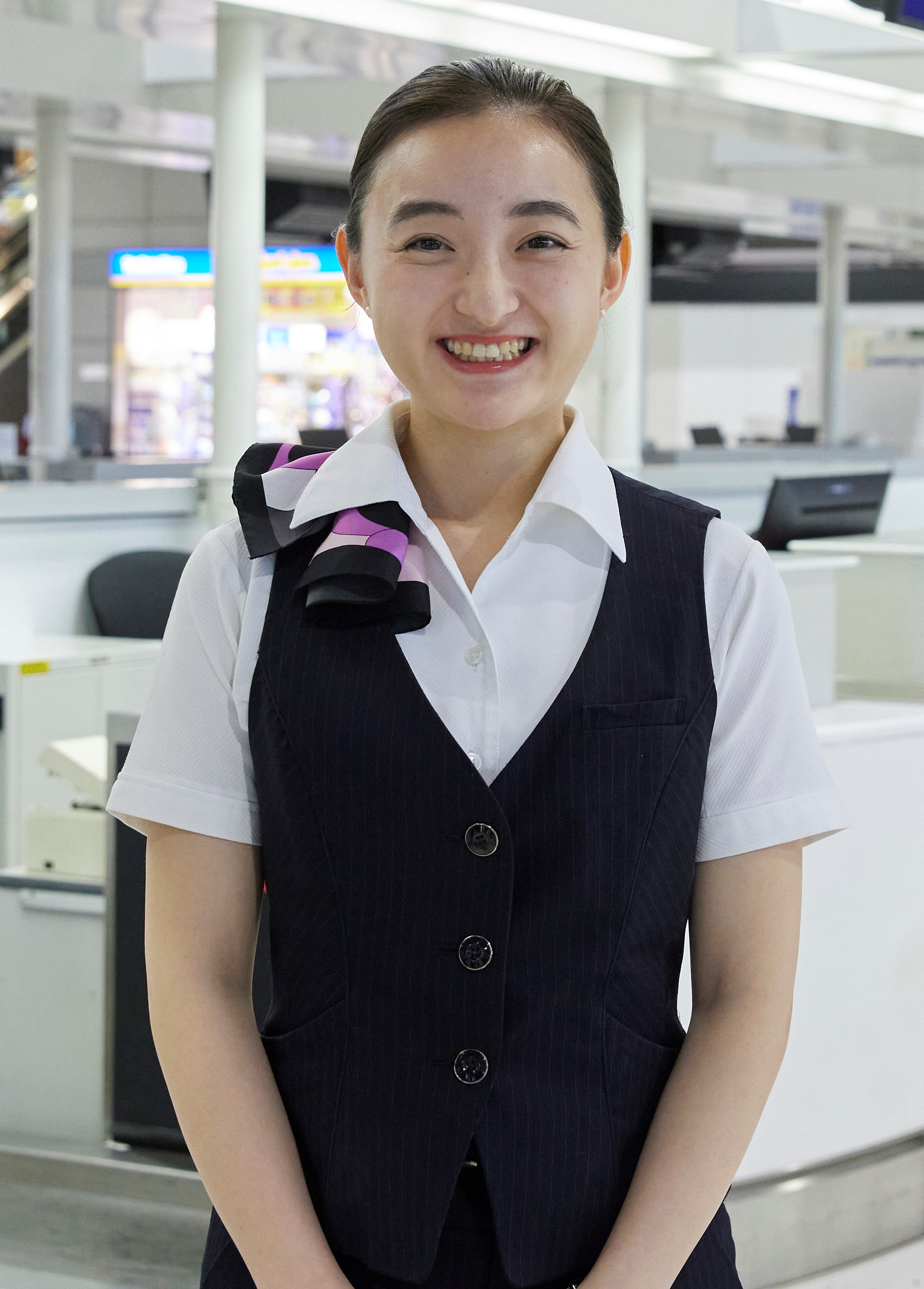 空港ターミナルサービス(株)第二エアライン業務部　鳥山　和那